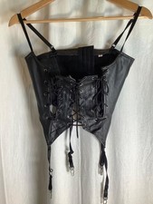 leder body damen mit strapshalter