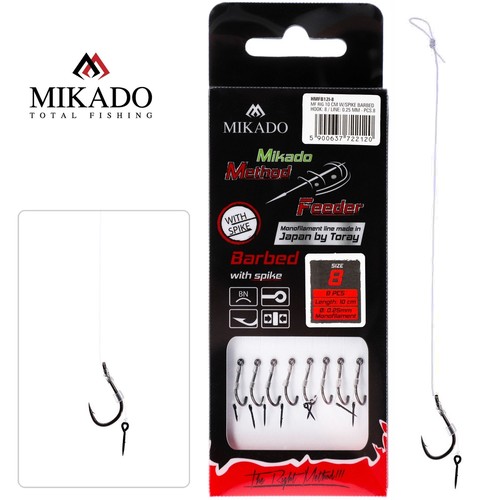 Mikado method feeder haken - 8x,