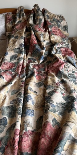 Vintage blumenbrokat - -,
