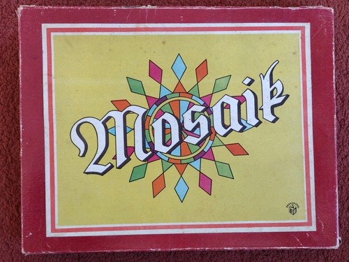 Mosaik legespiel spiel ddr - legespiel,