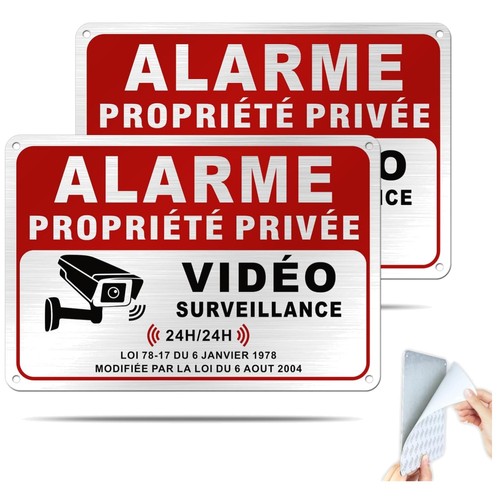 Hausalarm schild aluminium - hausalarm-schild,