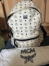 Mcm rucksack large weiß farbe - rucksack,