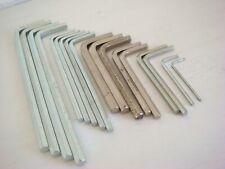 18Tlg Stahl Inbusschlüsselsatz verschiedene Größen Innensechskantschlüssel Set