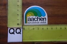 Alter Aufkleber Stadt Hotel AACHEN NRW Köln (QQA)