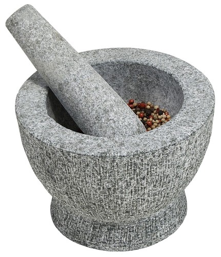 Massiver granit mörser - xl,