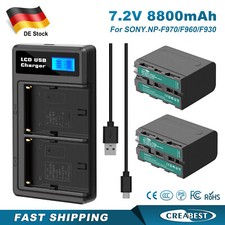 2Pcs 8800mAh 7.2V Akku + Dual