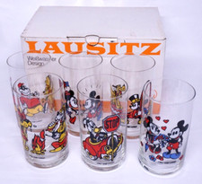 6x Walt Disney Gläser