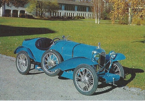 Amilcar cgs 1924 postkarte - amilcar,