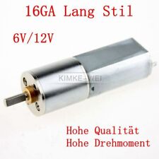 16mm 6V/12V DC 8 - 1200 U/min