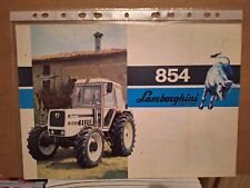 Lamborghini 854   Prospekt Traktor Schlepper