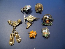 6 Hutnadel Anstecker Sammlung