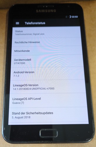 Samsung galaxy note n7000 - samsung,