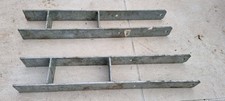 H-Pfostenträger 600mm für 9 cm Pfosten, 2 Stück