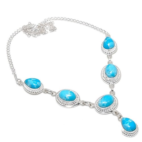 Handgefertigte blaue larimar - blaue,