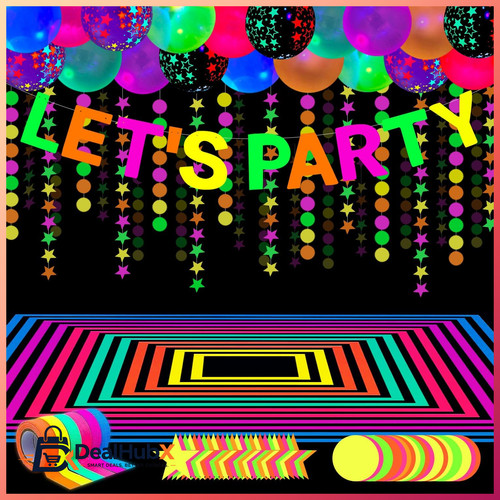 Neon partyzubehör set - neon,