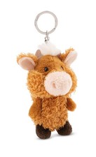 NICI Schlüsselanhänger Hochlandrind McMooray 10cm braun - Plüsch-Begleiter Kusch