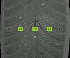 225/55 R17 103H Ganzjahrreifen Goodyear Vector 4Seasons  7mm DOT 0323 - 1 REIFEN