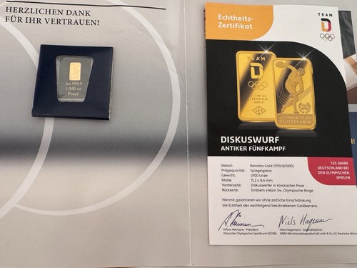 Goldbarren 999 100 unze - 999.9,