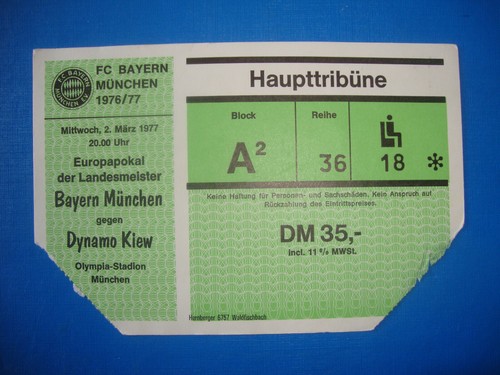 Ticket bayern münchen - 76/77,