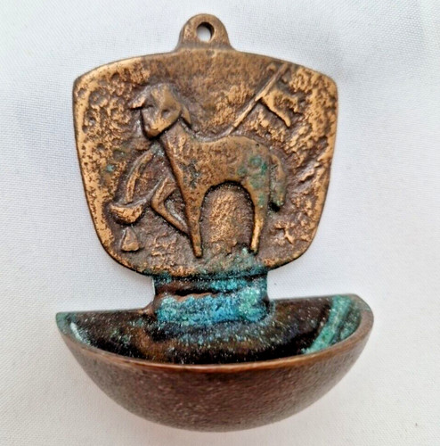 Weihwasserbecken bronze - weihwasserbecken,