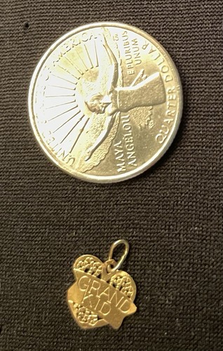 Vintage 14k gold charm - vintage,