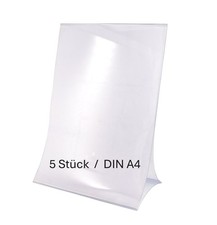 5 Stk. Tischaufsteller DIN A4