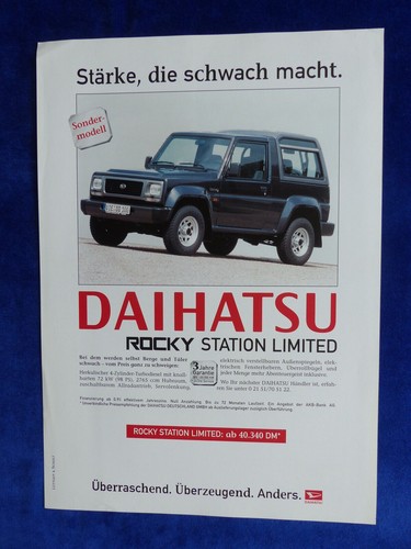 Daihatsu rocky station limited - rocky,