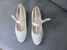 Braut-/Hochzeitsschuhe Annemarie Ivory Satin Größe 7/40 von Rainbow