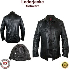 Neu Herren Lederjacke