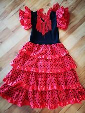 Fasching Karneval Kostüm Kleid Flamenco Tänzerin Mad