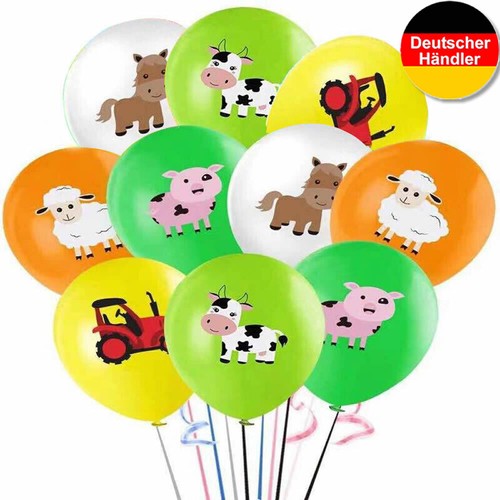 Bauernhof tiere luftballons - bauernhof,