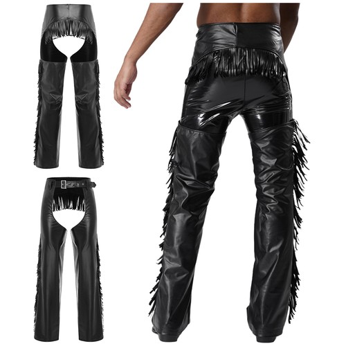 Herren leder chaps motorrad - herren,