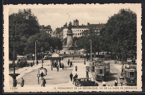 Lyon place carnot monument - lyon,,