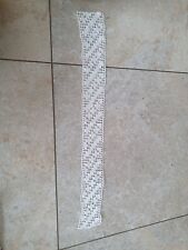 Spitze Häkel Handarbeit 73 x 8,5 cm Nähen Handarbeit weiß 