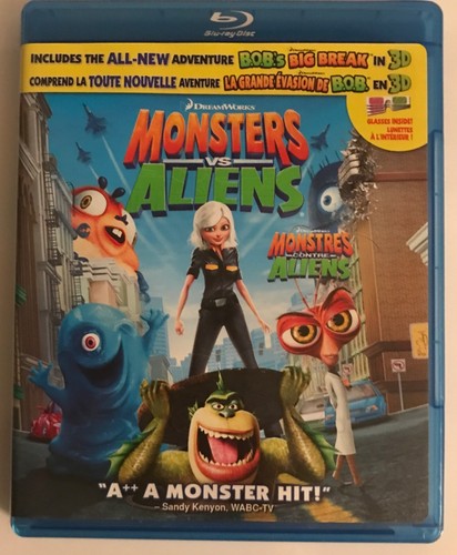Monsters aliens blu - monsters, vs.