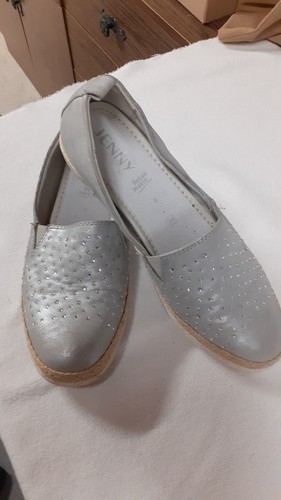Damen leder halbschuh slipper - leder,