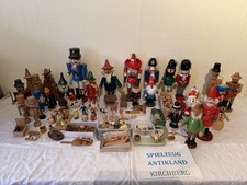 Alt Konvolut Figuren Engel Nussknacker Räuchermänner U.a. Erzgebirge Seiffen