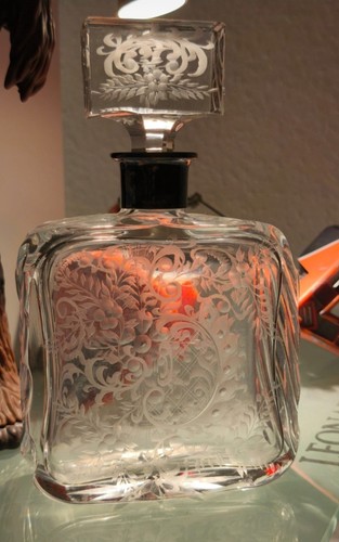 Glas dekanter mit stopfen - dekanter,