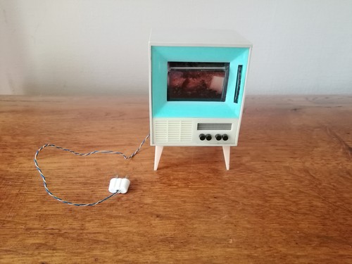 Vintage puppen 60er fernseher - vintage,