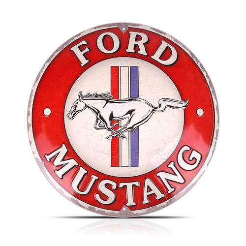 Ford mustang retro blechschild - ford,