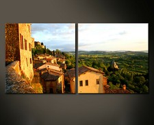 TOSCANA WALL Leinwand Bild