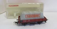 Fleischmann H0 5200, Niederbordwagen mit Plane "Fleischmann", DB,  OVP, XU4037X
