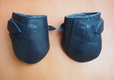 Streichkappen Streichgamaschen Streifkappen Gamaschen Leder schwarz + gold Pfiff