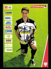 Martin Stoll Autogrammkarte FC Aarau 2009-10 Original Signiert