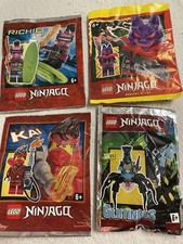 Konvolut 4x Polybag LEGO Ninjago Glutinous  Kai Richie Dragons Rising OVP
