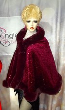 Plüsch Pailletten Kunstfell