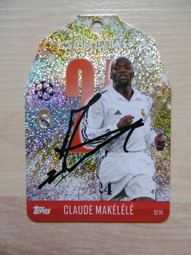 Claude makelele autogramm - makelele,