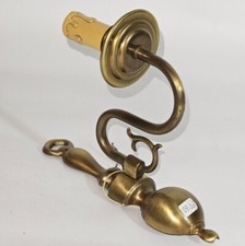 Wandlampe Messing Barockstil 1 flammig gut erhalten