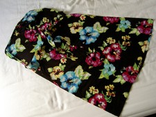 Bandeau-Kleid von H&M, Gr. 34, schwarz-Blumen, selten getragen, Viskose