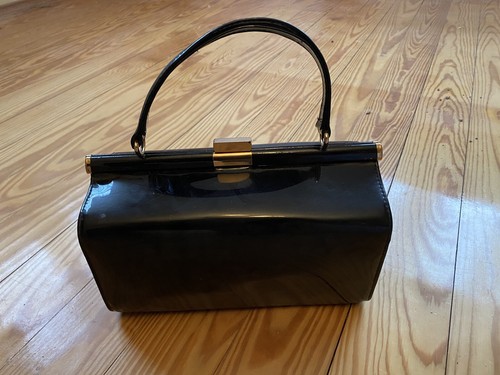 Handtasche schwarz 50er - schwarz,,